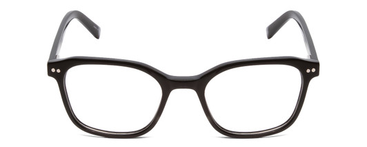 Front View of Ernest Hemingway 4867 Unisex Cateye Eyeglasses in Gloss Black/Silver Accent 50mm