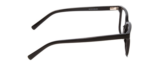 Side View of Ernest Hemingway 4868 Unisex Cateye Eyeglasses in Gloss Black/Silver Accent 52mm
