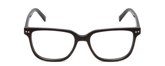 Front View of Ernest Hemingway 4868 Unisex Cateye Eyeglasses in Gloss Black/Silver Accent 52mm