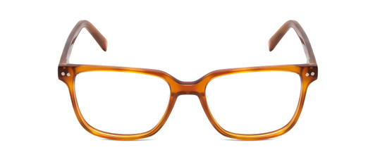 Front View of Ernest Hemingway H4868 Designer Progressive Lens Prescription Rx Eyeglasses in Demi-Tortoise Havana Blonde/Silver Accent Unisex Cateye Full Rim Acetate 52 mm