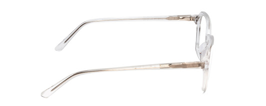 Side View of Ernest Hemingway 4872 Unisex Square Eyeglasses Clear Crystal/Silver Glitter 50mm