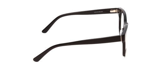 Side View of Ernest Hemingway H4901 Women Cateye Acetate Designer Eyeglasses Gloss Black 51mm