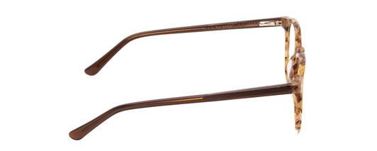 Side View of Ernest Hemingway H4903 Designer Single Vision Prescription Rx Eyeglasses in Demi-Tortoise Havana Brown Ladies Cateye Full Rim Acetate 49 mm