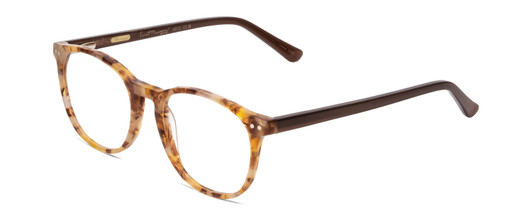 Profile View of Ernest Hemingway H4903 Designer Blue Light Blocking Eyeglasses in Demi-Tortoise Havana Brown Ladies Cateye Full Rim Acetate 49 mm