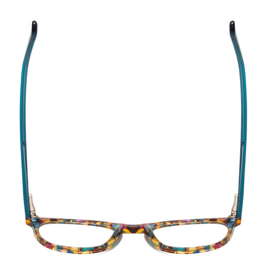 Top View of Ernest Hemingway 4903 Ladies Cateye Eyeglasses in Demi-Tortoise Havana Blue 49mm