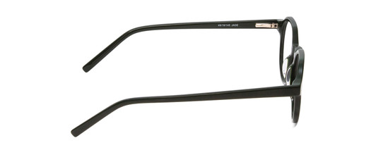 Side View of Ernest Hemingway H4907 Ladies Round Acetate Designer Eyeglasses Jade Green 48 mm
