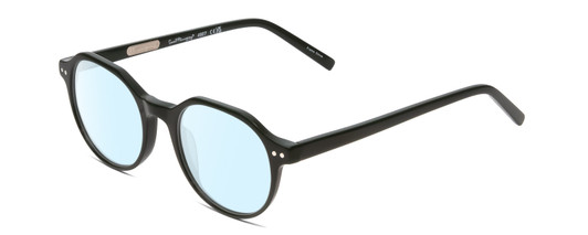 Profile View of Ernest Hemingway H4907 Designer Blue Light Blocking Eyeglasses in Jade Green Ladies Round Full Rim Acetate 48 mm