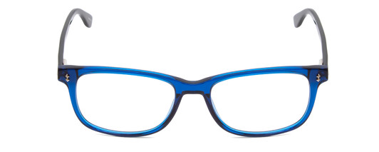 Front View of Ernest Hemingway H4617 Cateye Reading Glasses Shiny Cobalt Dark Blue Black 56 mm