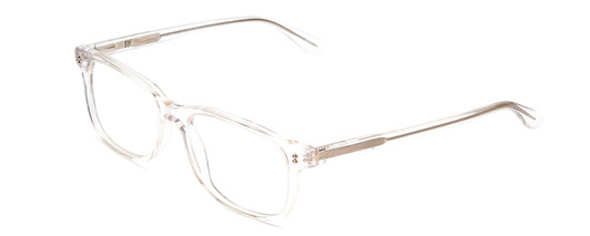 Profile View of Ernest Hemingway H4617 Designer Blue Light Blocking Eyeglasses in Crystal Clear Unisex Cateye Full Rim Acetate 56 mm