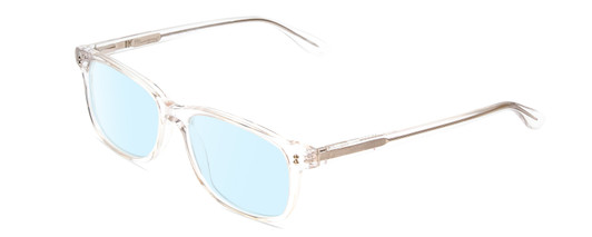 Profile View of Ernest Hemingway H4617 Designer Blue Light Blocking Eyeglasses in Crystal Clear Unisex Cateye Full Rim Acetate 56 mm