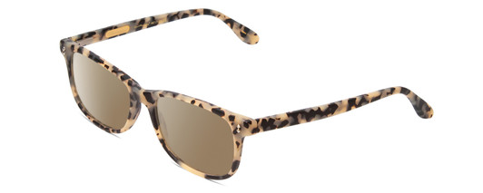 Profile View of Ernest Hemingway H4617 Designer Polarized Sunglasses with Custom Cut Amber Brown Lenses in Matte Olive Green Unisex Cateye Full Rim Acetate 56 mm