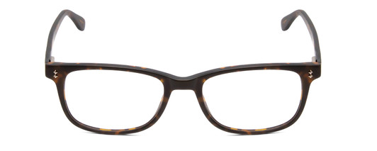 Front View of Ernest Hemingway H4617 Cateye Reading Glasses in Matte Tortoise Brown Gold 56 mm