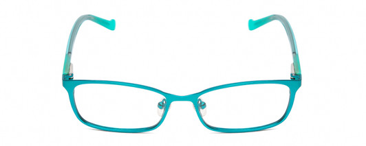 Front View of Guess GU9155 Women's Designer Reading Glasses Turquoise Crystal Green Blue 48 mm