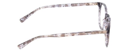 Side View of Ernest Hemingway H4908 Unisex Round Reading Glasses in Grey Crystal Marble 49 mm