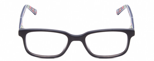 Front View of Marvel KIDS AVE901 Avengers Graphic Unisex Classic Reading Glasses in Blue 46 mm