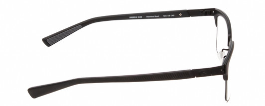 Side View of Costa Del Mar 3012-01 Unisex Classic Designer Reading Glasses in Black Grey 52mm