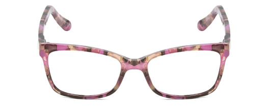Front View of Prive Revaux Julie Cateye Reading Glasses Blush/Amethyst Pink Purple Marble 50mm