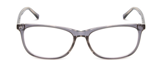 Front View of Prive Revaux In The Zone Unisex Classic Reading Glasses Crystal Slate Grey 56 mm
