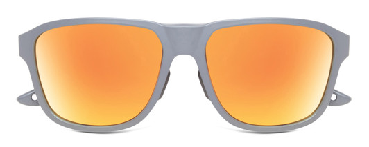 Front View of Smith Embark Unisex Sunglasses Grey/ChromaPop Photochromic Brown Red Mirror 58mm