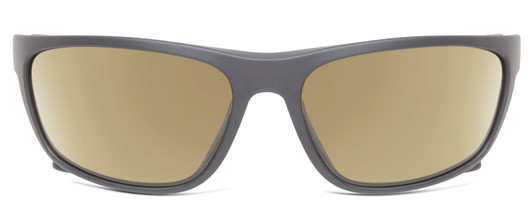 Front View of Smith Redding Unisex Sunglasses Black/ChromaPop Polarized Low Light Yellow 65 mm