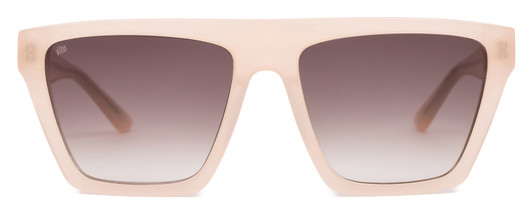 Front View of SITO SHADES BENDER Womens Sunglasses in Vanilla Pink Crystal/Minky Gradient 57mm