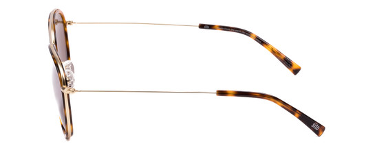 Side View of SITO SHADES KITSCH Women's Aviator Sunglasses in Tortoise Havana Gold/Brown 55mm