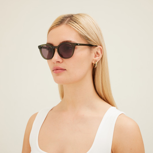 SITO SHADES NOW OR NEVER Polarized Sunglasses Pine Green Crystal/Iron Gray 50 mm