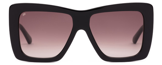 Front View of SITO SHADES PAPILLION Womens Designer Sunglasses in Black/Amethyst Gradient 56mm