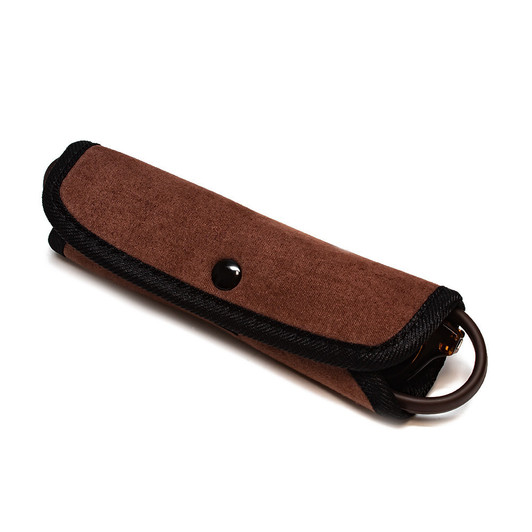 Snap Magnetic Soft Protective Eyeglass Case Brown for Snap Magnetic Reading Glasses