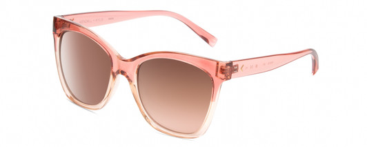 Profile View of Kendall+Kylie KK5120CE MARA Cat Eye Sunglasses in Blush Crystal/Pink Mirror 55mm