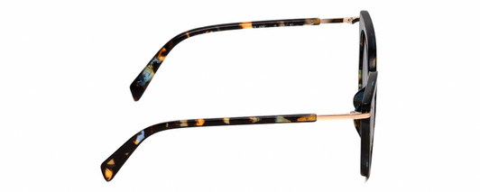 Side View of Kendall+Kylie KK5128CE CECI Women's Cat Eye Sunglasses Tortoise Havana/Blue 53mm