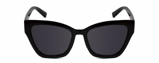 Front View of Kendall+Kylie KK5130CE ESTELLE Women Cat Eye Designer Sunglasses Black/Grey 52mm