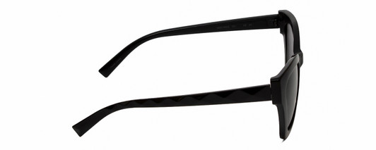 Side View of Kendall+Kylie KK5130CE ESTELLE Women Cat Eye Designer Sunglasses Black/Grey 52mm