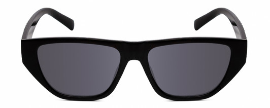 Front View of Kendall+Kylie KK5131CE BLAKE Women Rectangle Designer Sunglasses Black/Grey 54mm