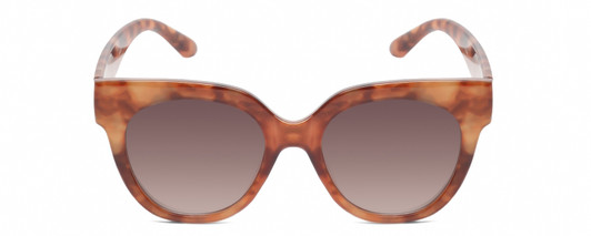 Front View of Kendall+Kylie KK5149CE JAMIE Women Sunglasses Golden Tortoise Crystal/Brown 51mm