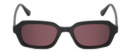 Front View of Kendall+Kylie KK5152CE GINGER Womens Hexagon Designer Sunglasses Black/Pink 50mm