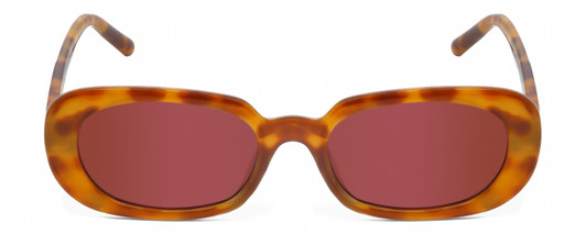 Front View of Kendall+Kylie KK5153CE VANESSA Womens Sunglass Tortoise Havana Crystal/Pink 54mm