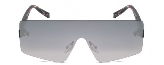 Front View of Kendall+Kylie KK5159CE MARISKA Womens Sunglass Purple Crystal/Silver Mirror 71mm