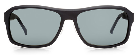 Flying Fisherman Rectangle Rectangular Polarized Sunglasses, Matte Black  Frame/Amber-Red Mirror Lens, Medium
