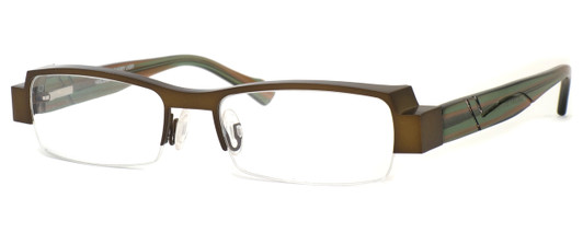 Harry Lary's French Optical Eyewear Galaxy in Gold Green (456) :: Custom Left & Right Lens