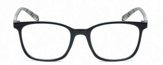 Front View of Lulu Guinness LR75 Womens Reading Glasses in Navy Blue Crystal White Black 50 mm