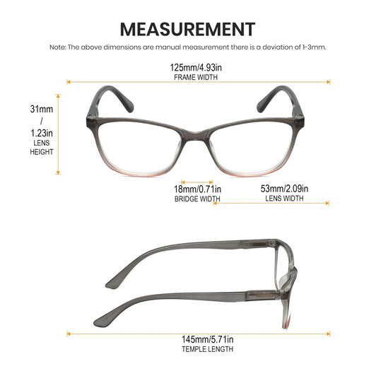 Lulu Guinness LR84 Cat Eye Prescription Glasses in Grey Pink Crystal 53 mm Rx-SV