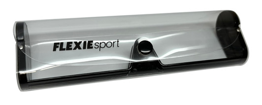 Top View of Flexie Sport 724 Unisex Oval Lightweight Reading Glasses Matte Smoke Brown 54 mm