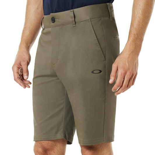 Lifestyle image 1 of Oakley Apparel Men's Chino Icon Designer Golf Shorts,36 waist,Dark Brush Brown