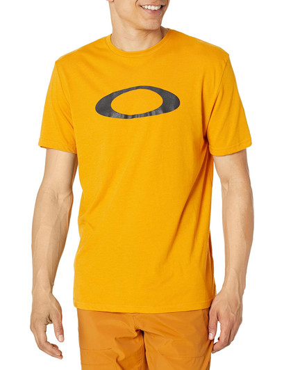 Primary image of Oakley Men's O-Bold Blackout Ellipse Amber Yellow SS T-Shirt XXL 2X-Large Logo