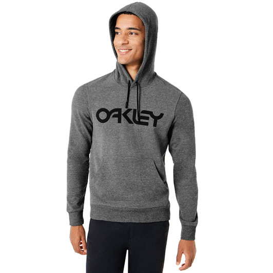 Primary image of Oakley Men's B1B Pullover Hoodie, in Black Out Heather Grey, S Small 100% Cotton