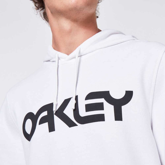 Lifestyle image 4 of Oakley Men's B1B Pullover Hoodie w/Pockets in White Black Large LG L 100% Cotton