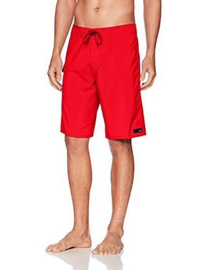 Primary image of Oakley Men's Standard Kana 21 Long Board Shorts,Bright Red Line,30"Comfort Waist