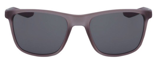 Front View of NIKE Essent-Endvor-EV1117-010 Unisex Sunglasses Gunsmoke Black Yellow/Grey 57 mm