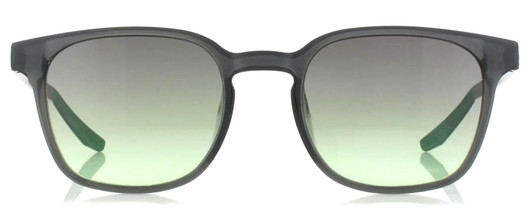 Front View of NIKE Session-080 Unisex Sunglasses in Oil Grey Crystal Green/Olive Gradient 51mm